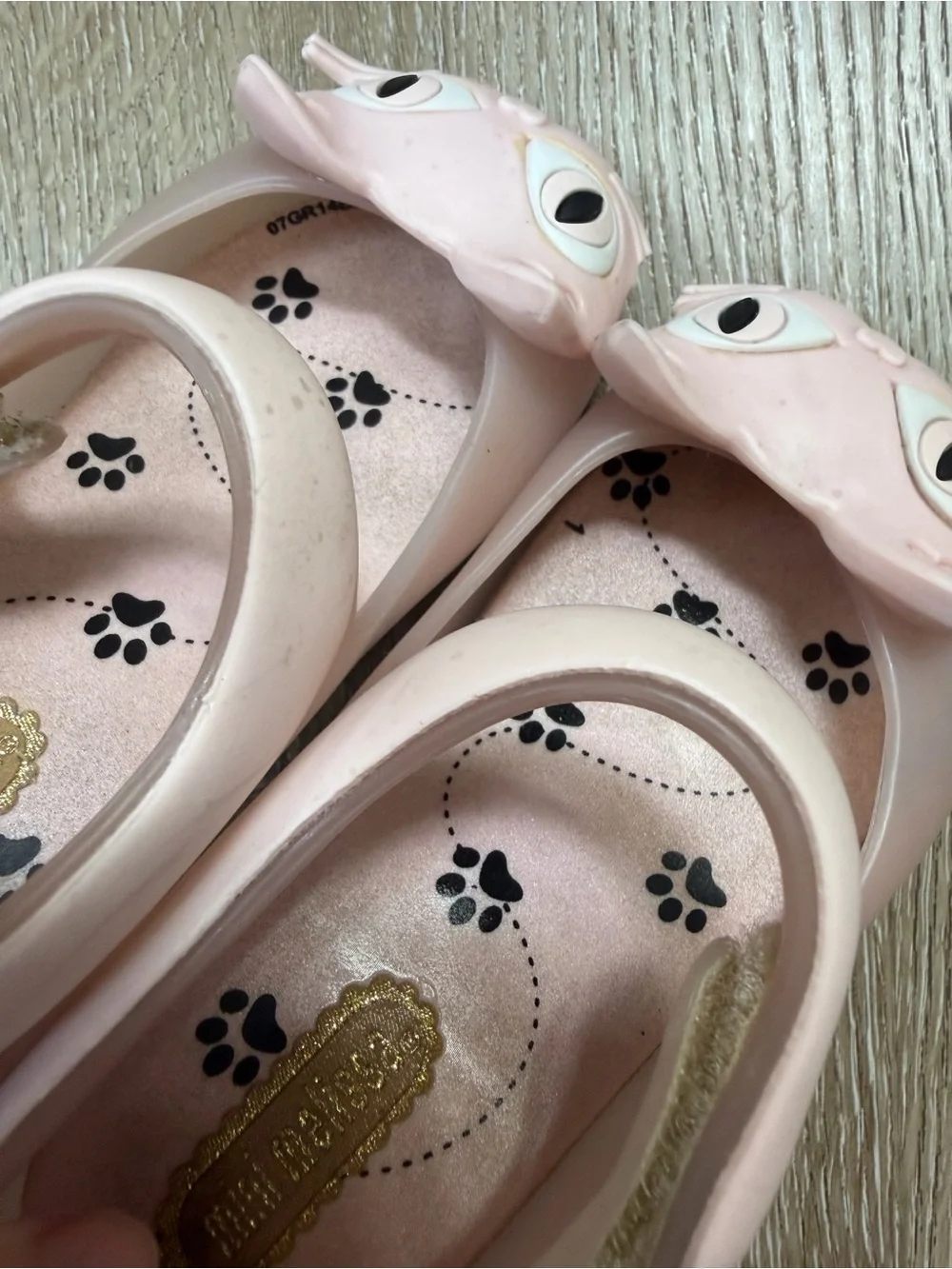 Mini Melissa Ultragirl II Cat Pink Jelly Shoes Mary Jane’s Baby Girls size 7 $59